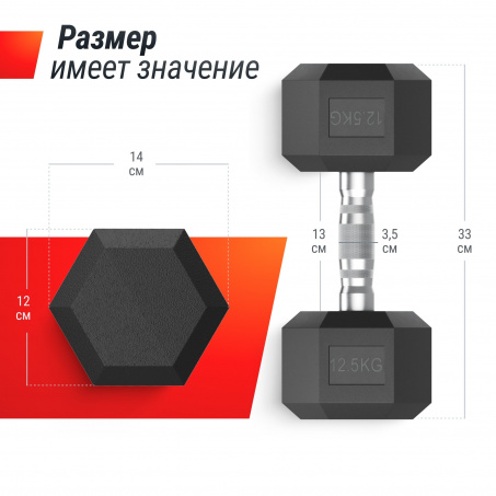 Рендер-2 для UnixFit гексагональная 12.5 кг