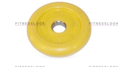 MB Barbell желтый - 26 мм - 1.25 кг из каталога дисков для штанги с посадочным диаметром 26 мм.  в Краснодаре по цене 569 ₽