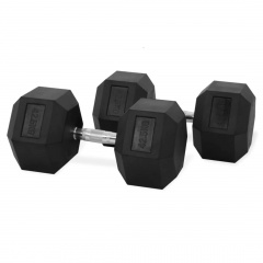 VictoryFit гексагональная VF-H425 (42,5 кг) 1 шт. из каталога обрезиненных гантелей в Краснодаре по цене 14531 ₽