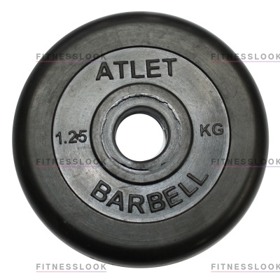 MB Barbell Atlet - 26 мм - 1.25 кг из каталога дисков, грифов, гантелей, штанг в Краснодаре по цене 938 ₽