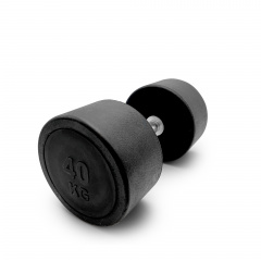 UnixFit PRO круглая 40 кг DBRND40PBK из каталога обрезиненных гантелей в Краснодаре по цене 14990 ₽