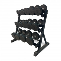 UnixFit DumRack Hexagon PRO (300 кг) из каталога стоек для гантелей в Краснодаре по цене 24570 ₽