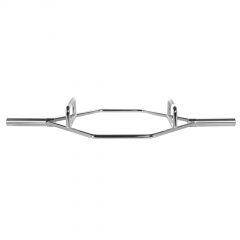 UnixFit PRO TrapBar 140 см / 50 мм Chrome из каталога грифов для штанги с параллельным хватом  в Краснодаре по цене 19470 ₽
