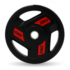UnixFit PRO 25 кг, 51 мм DG25RUBPRD из каталога дисков для штанги с посадочным диаметром 50 мм. в Краснодаре по цене 12890 ₽