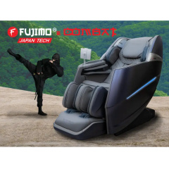 Fujimo Combat 4D Серый из каталога массажных кресел в Краснодаре по цене 479000 ₽