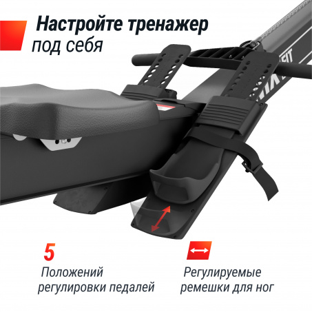 Рендер-19 для UnixFit Air Magnetic Rower-X Black