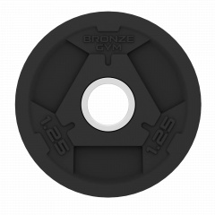 Bronze Gym 1,25 кг BGPLR012 из каталога дисков для штанги с посадочным диаметром 50 мм. в Краснодаре по цене 430 ₽