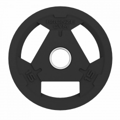 Bronze Gym 20 кг BGPLR200 из каталога дисков для штанги с посадочным диаметром 50 мм. в Краснодаре по цене 7990 ₽
