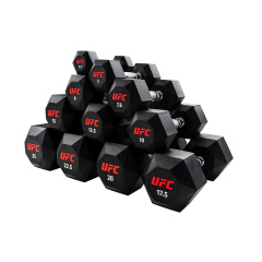 Octagon Dumbbell 10 пар от 2,5 до 25кг в Краснодаре по цене 176210 ₽ в категории гантельные ряды UFC