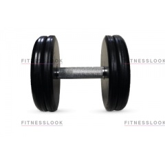MB Barbell классик - 28 кг из каталога обрезиненных гантелей в Краснодаре по цене 5529 ₽