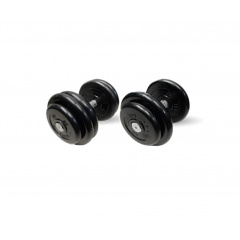 MB Barbell классик - 36 кг из каталога обрезиненных гантелей в Краснодаре по цене 14431 ₽