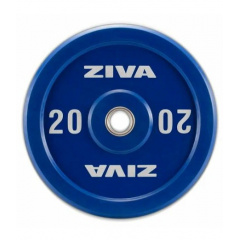 Ziva XP Competition Colored Rubber Bumper 20kg из каталога дисков для штанги с посадочным диаметром 50 мм. в Краснодаре по цене 22300 ₽