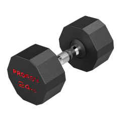 24кг - 1шт в Краснодаре по цене 8840 ₽ в категории обрезиненные гантели Proiron