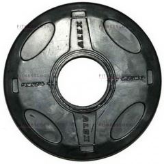 AeroFit Alex - 50 мм - 1.25 кг из каталога дисков для штанги с посадочным диаметром 50 мм. в Краснодаре по цене 621 ₽