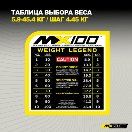 Рендер-12 для MX Select MX100 EVO, эргономичная прорезиненная рукоять, вес 5.9-45.4 кг, 2 шт ID185