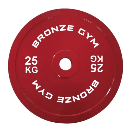 Рендер-1 для Bronze Gym для пауэрлифтинга красный 25 кг BGPLCL250