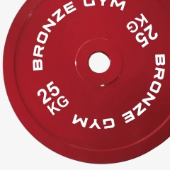 Bronze Gym для пауэрлифтинга красный 25 кг BGPLCL250 из каталога дисков для штанги с посадочным диаметром 50 мм. в Краснодаре по цене 17790 ₽