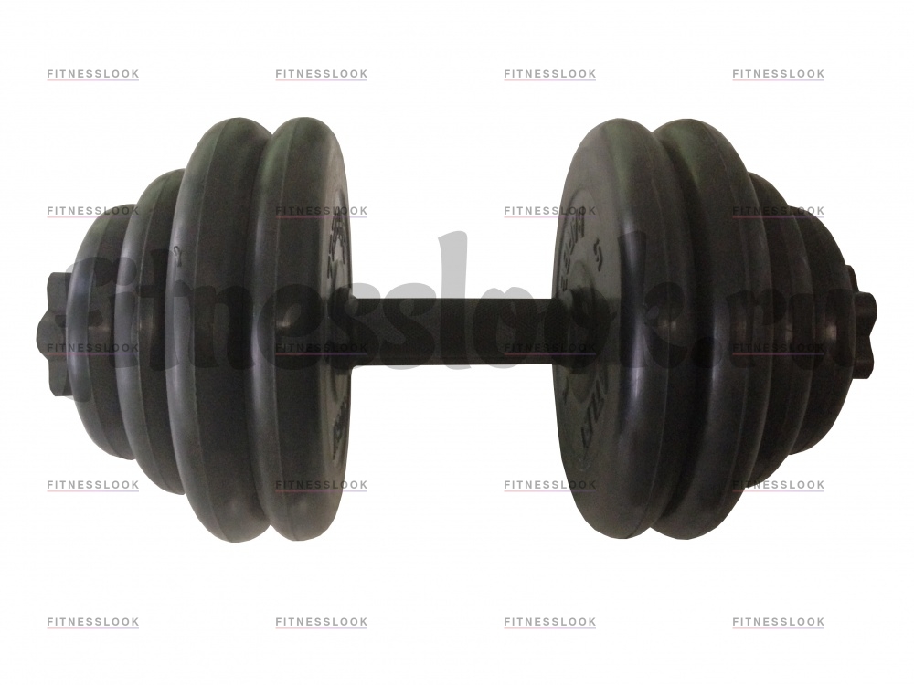 MB Barbell Atlet разборная - 29 кг из каталога обрезиненных гантелей в Краснодаре по цене 8370 ₽