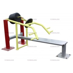 MB Barbell - горизонтальный жим из каталога уличных тренажеров в Краснодаре по цене 52586 ₽