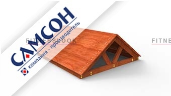 Самсон Крыша деревянная из каталога аксессуаров к игровым комплексам в Краснодаре по цене 8600 ₽