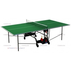 Hobby Indoor - зеленый в Краснодаре по цене 19810 ₽ в категории теннисные столы Sunflex