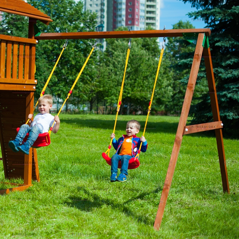 Jungle Gym Swing (с сидушками) из каталога дополнительных модулей к игровым комплексам в Краснодаре по цене 10500 ₽