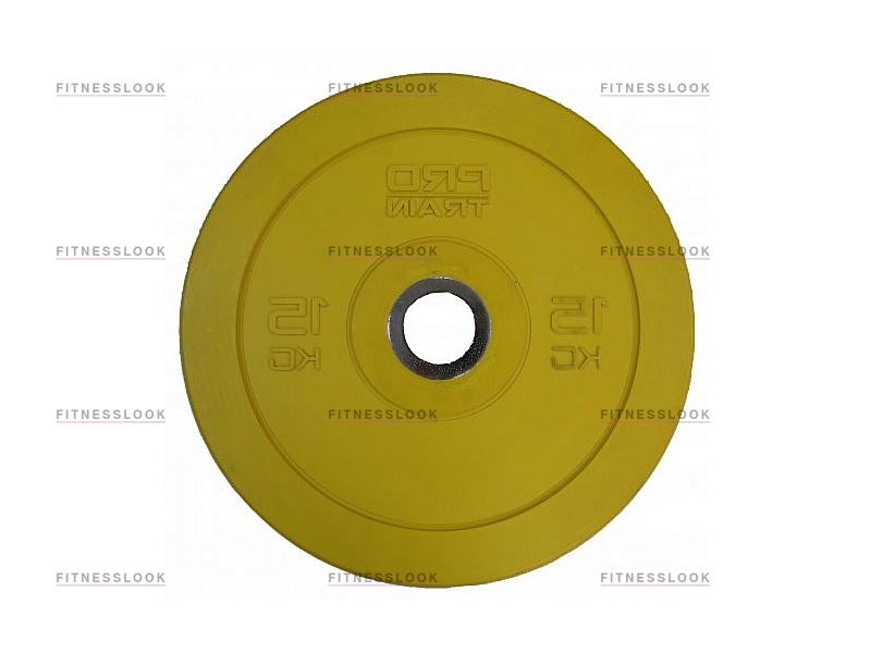CBP-15 каучуковый в Краснодаре по цене 8550 ₽ в категории диски (блины) для штанг и гантелей Protrain