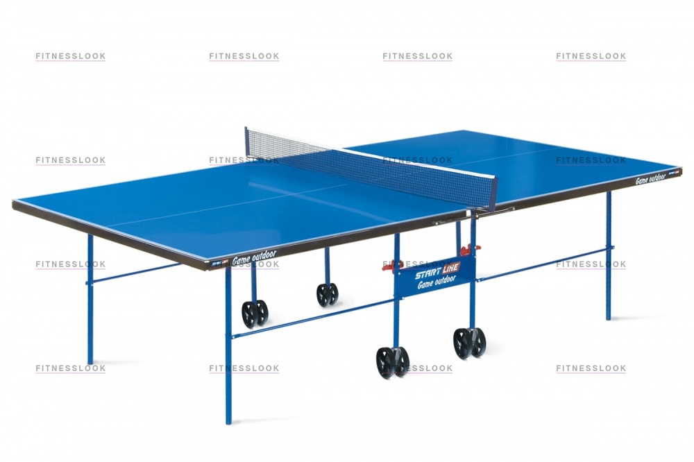 Start Line Game Outdoor с сеткой Синий из каталога влагостойких теннисных столов в Краснодаре по цене 36990 ₽