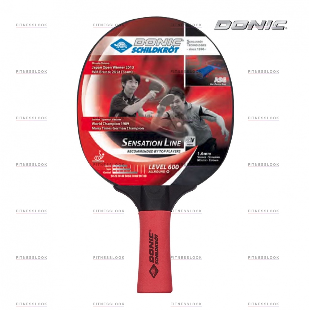 Donic Sensation 600 из каталога ракеток для настольного тенниса в Краснодаре по цене 1490 ₽