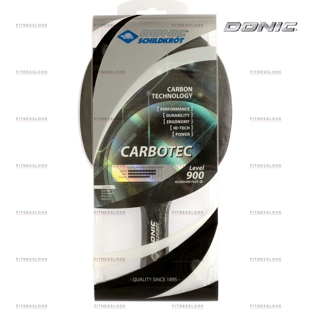 Donic Carbotec 900 из каталога ракеток для настольного тенниса в Краснодаре по цене 4790 ₽