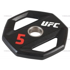 UFC олимпийский 5 кг 50 мм из каталога дисков для штанги с посадочным диаметром 50 мм. в Краснодаре по цене 8330 ₽
