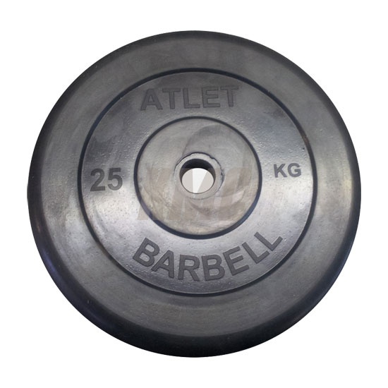 MB Barbell Atlet 50 мм - 25 кг из каталога дисков, грифов, гантелей, штанг в Краснодаре по цене 7325 ₽