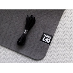 6 мм двухслойный серый FT-YGM6-2LT-BLACUP-GY в Краснодаре по цене 1620 ₽ в категории коврики для йоги и фитнеса Original FitTools