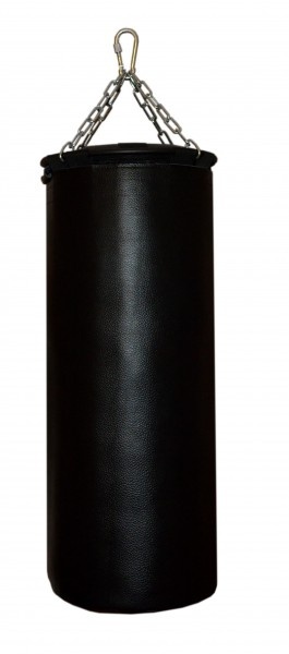 Рокки 150х40 см. 65 кг. кожа черный из каталога подвесных боксерских мешков и груш в Краснодаре по цене 37380 ₽